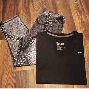 Fabletic Capris & Nike Dri Fit (Sold on Mercari)
